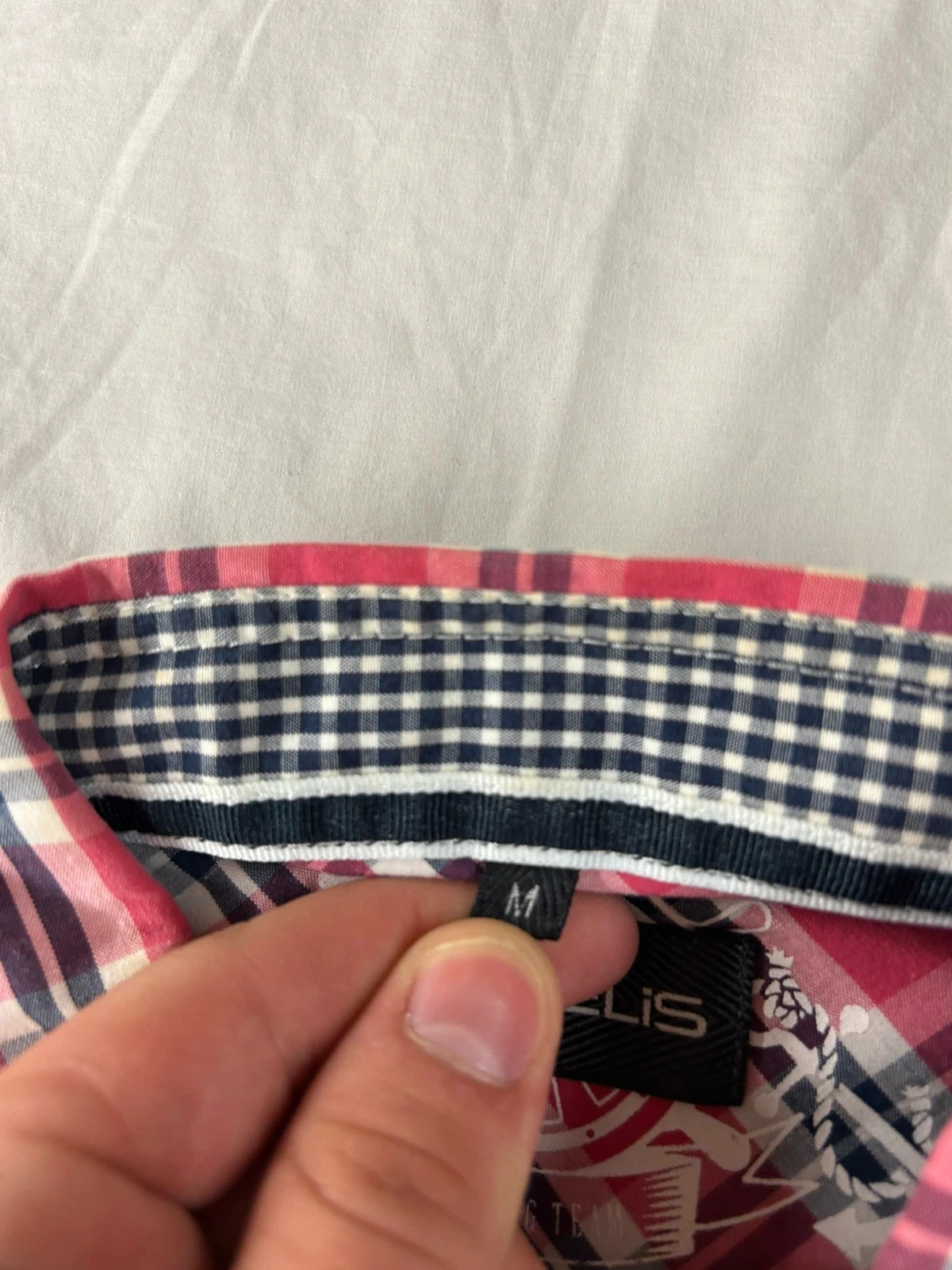 Camisa quadriculada de mangas curtas Marvelis tamanho M – photo 6